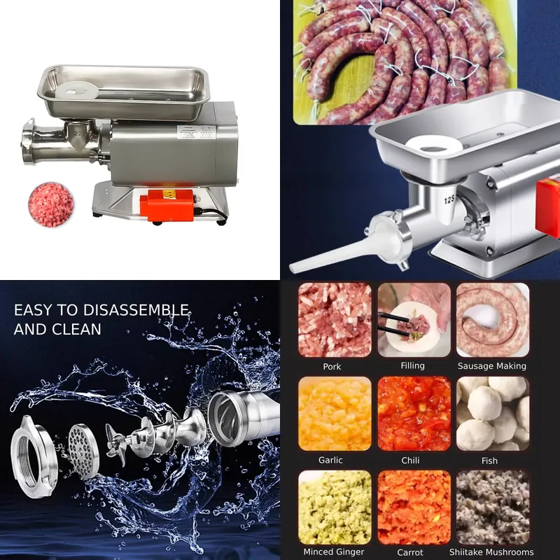 Industrial Meat Grinder 1500W - Hachoir à viande électrique commercial en