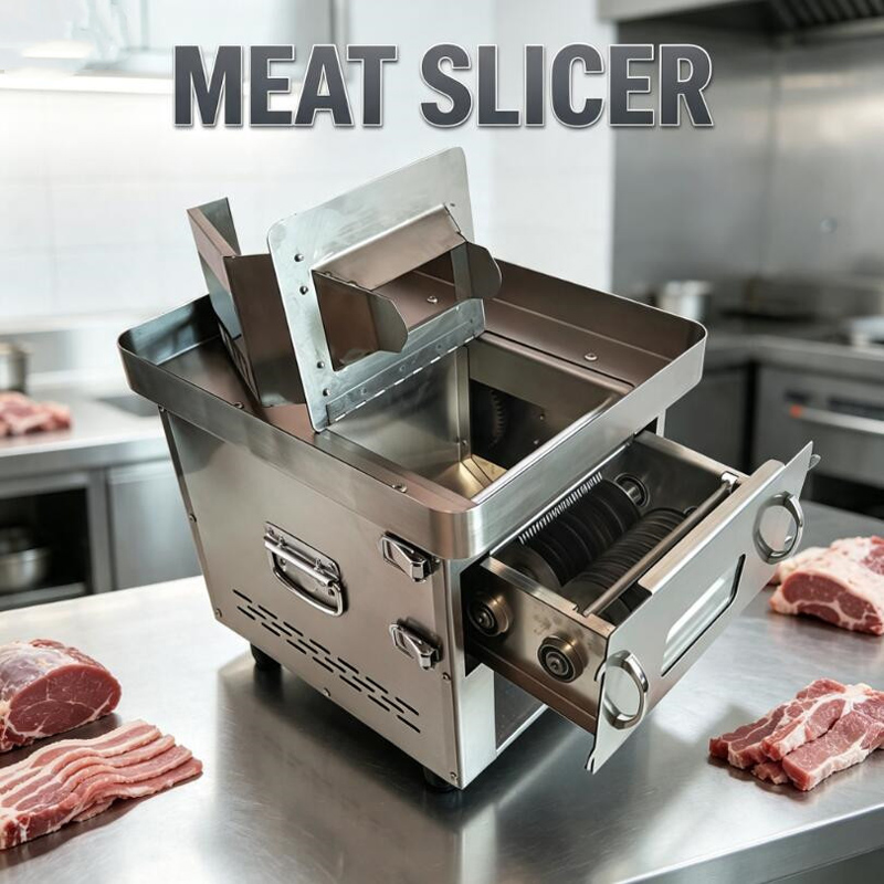 Electric Meat Mincer 850W - Machine à trancher la viande commerciale,