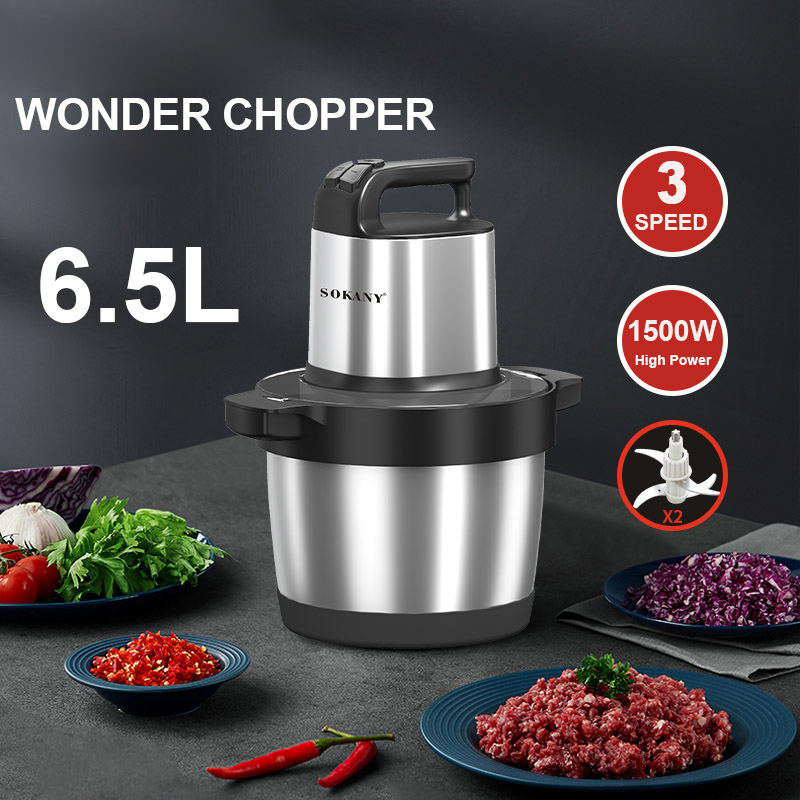 Industrial Meat Grinder 1500W - Hachoir à viande électrique 6,5 l,