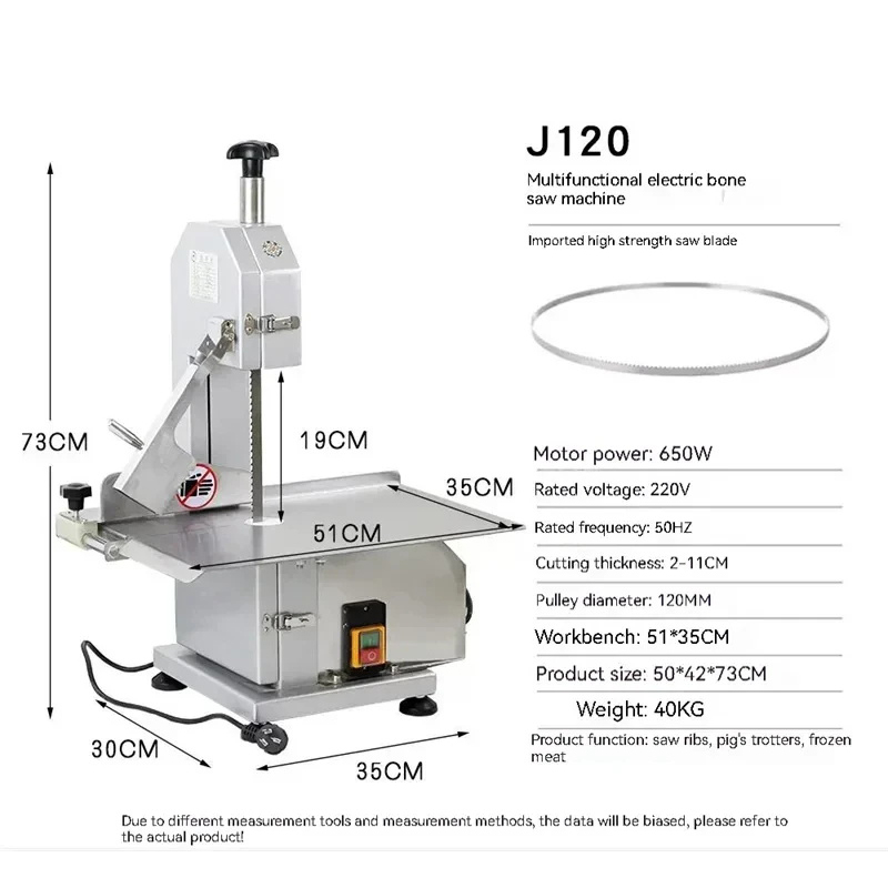 Lame de scie à ruban commercia - Meat Band Saw Cutting Machine avis et prix