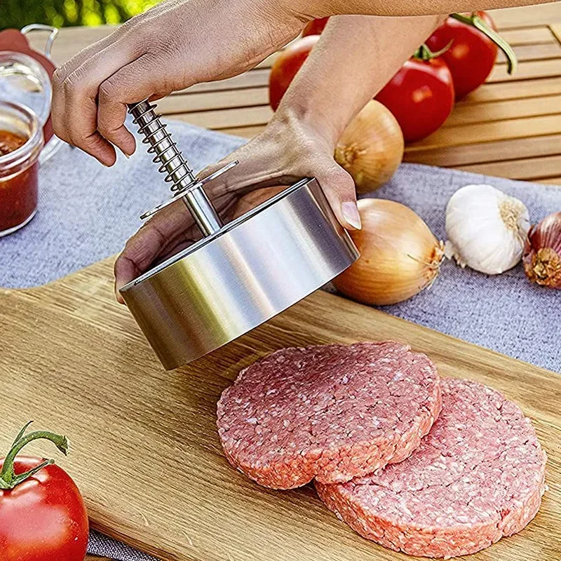 Presse à hamburgers en acier i - Meat Patty Maker Press Manual avis et prix