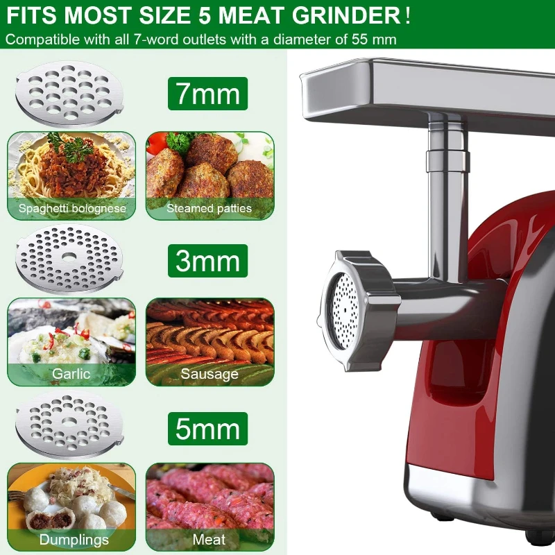 5 #   Lame de hachoir à viande - Meat Grinder Cutting Knife Blade avis et prix