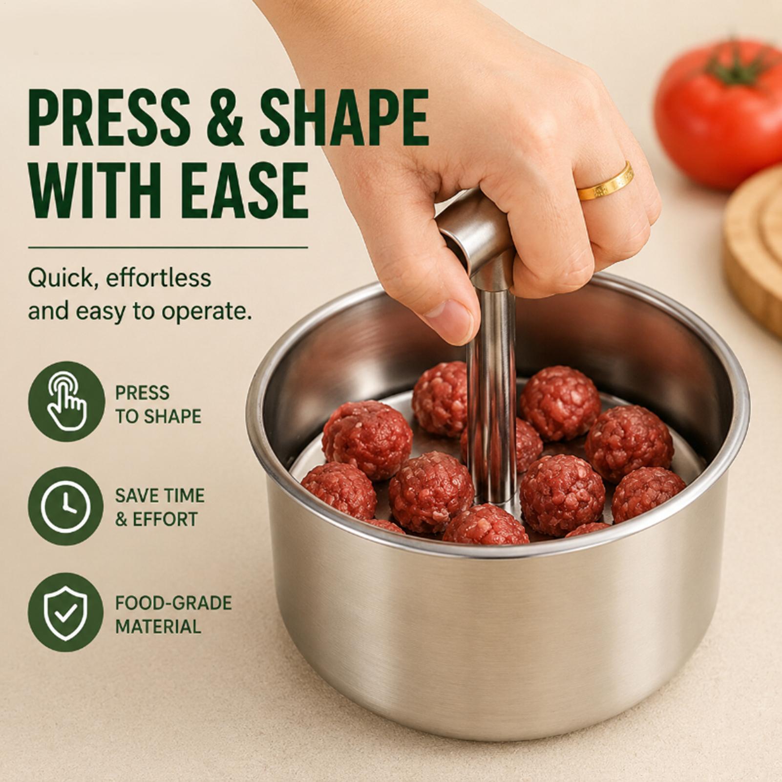 Outil pour préparer des boulet - Meat Patty Maker Press Manual avis et prix