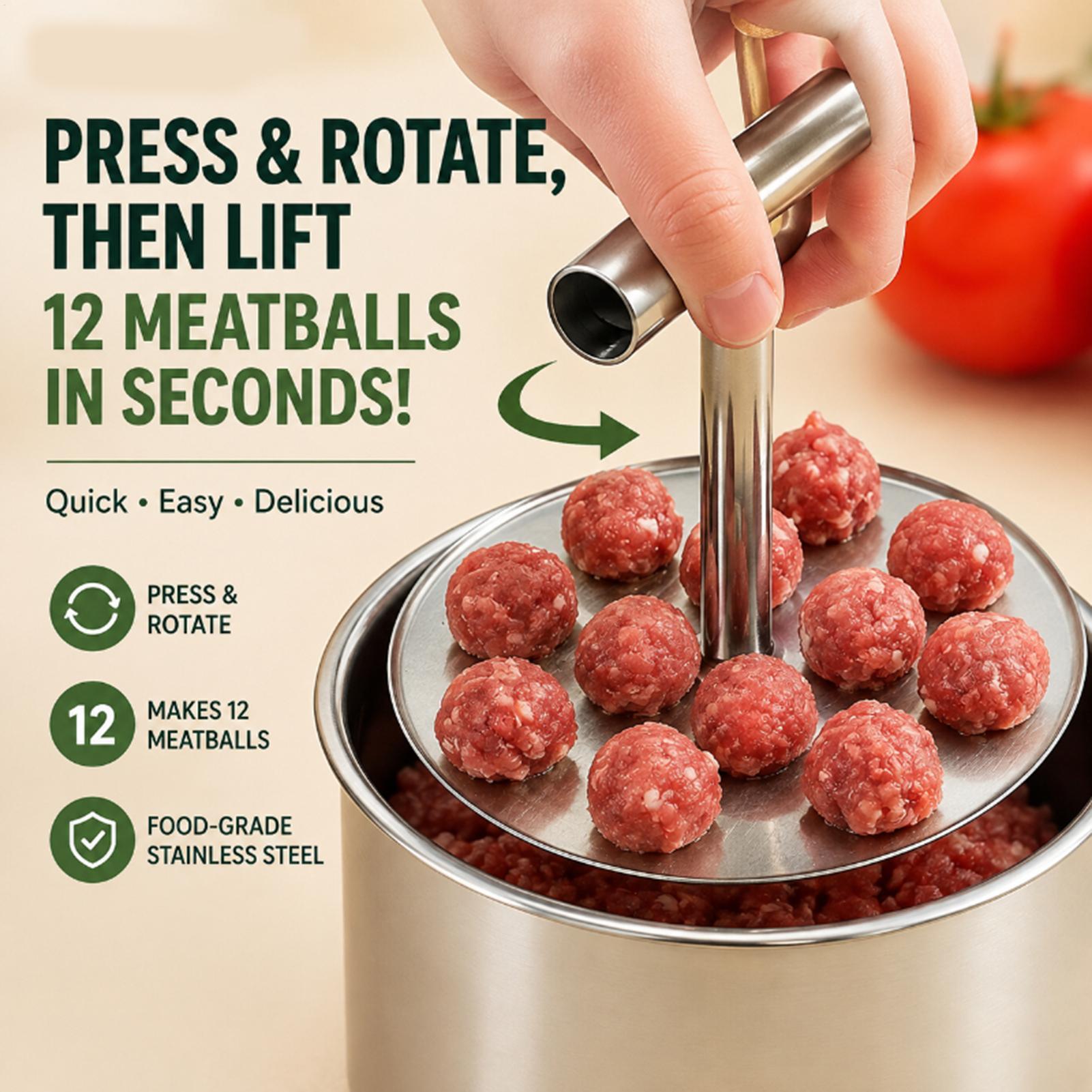 Outil pour préparer des boulet - Meat Patty Maker Press Manual avis et prix