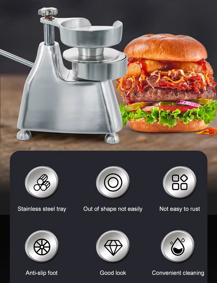 Presse à hamburgers manuelle p - Meat Patty Maker Press Manual avis et prix