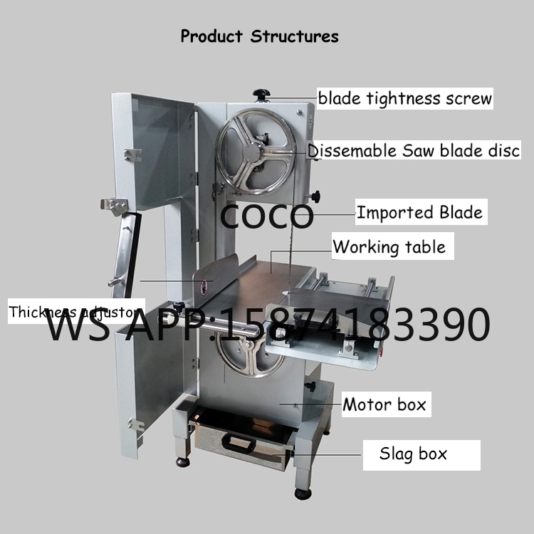Scie à viande en acier inoxyda - Meat Band Saw Cutting Machine avis et prix