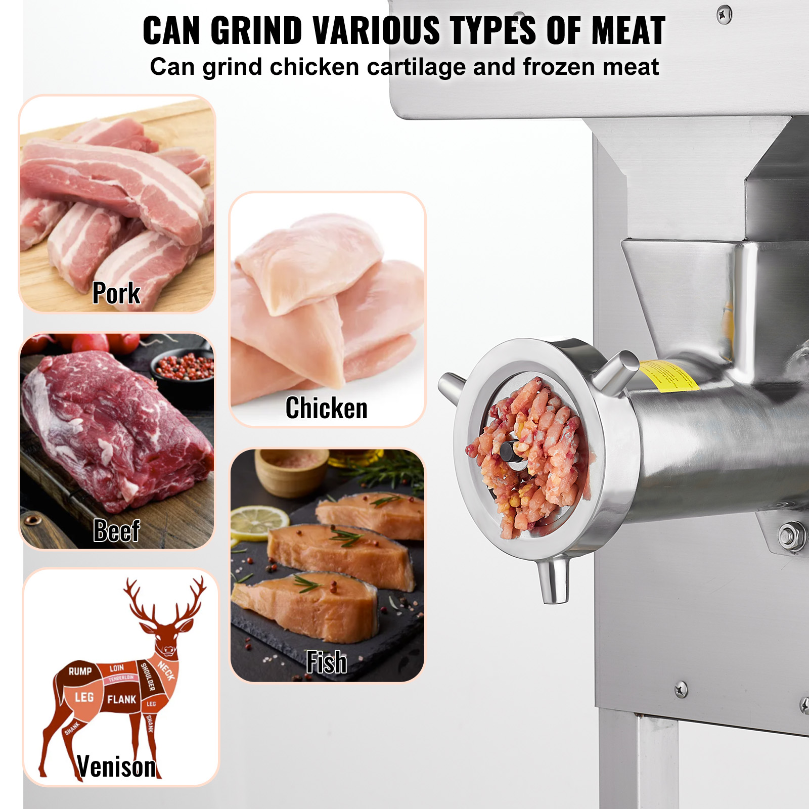 Nouveau # Hachoir à viande éle - Meat Grinder Sausage Maker 32 avis et prix