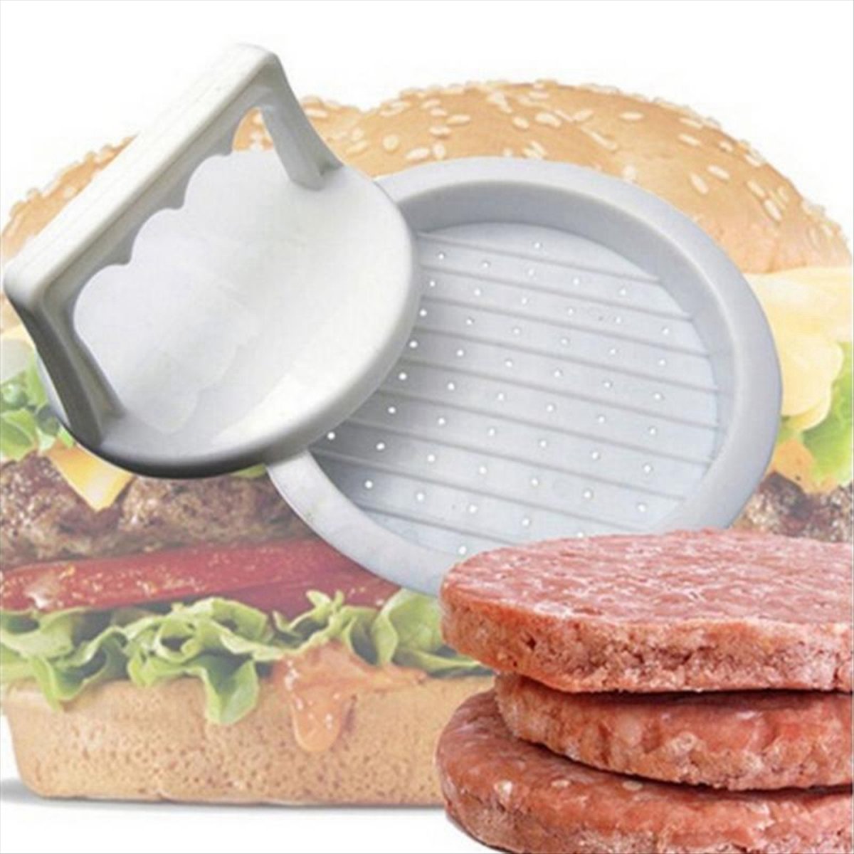 ● Presse à hamburgers manuelle - Meat Patty Maker Press Manual avis et prix