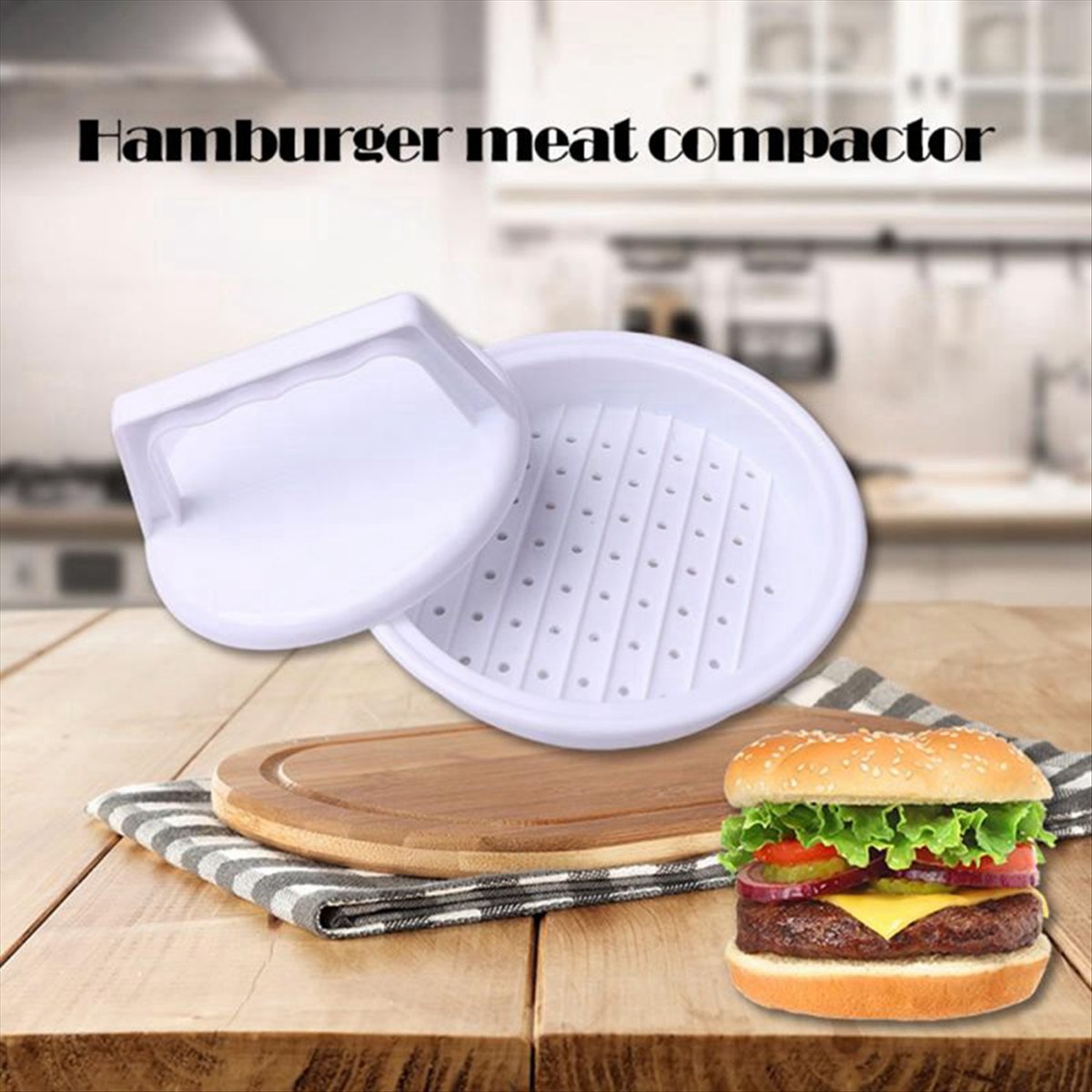 ● Presse à hamburgers manuelle - Meat Patty Maker Press Manual avis et prix