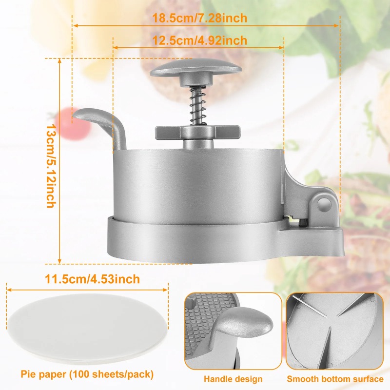 Presse à hamburgers manuelle a - Meat Patty Maker Press Manual avis et prix