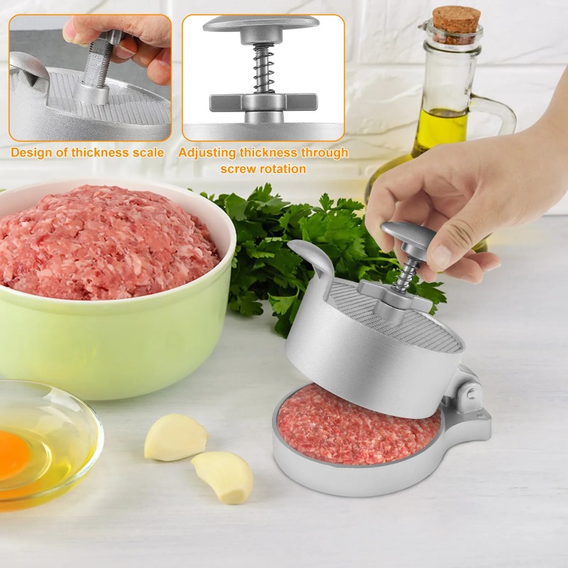 Presse à hamburgers manuelle a - Meat Patty Maker Press Manual avis et prix